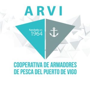 ARVI. Cooperativa de Armadores de pesca del puerto de vigo. Logo. Fundada en 1964
