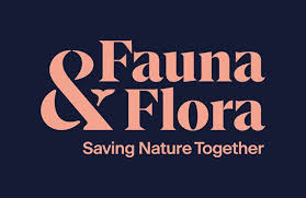 Fauna and Flora. Saving Nature Together. Logo